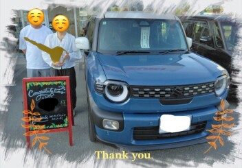 Y様　新車ｸﾛｽﾋﾞｰご納車おめでとうございます！